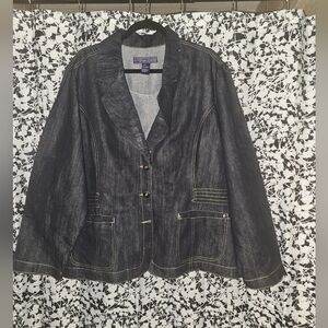 Baccini Blue Jean Jacket Classic Denim Style